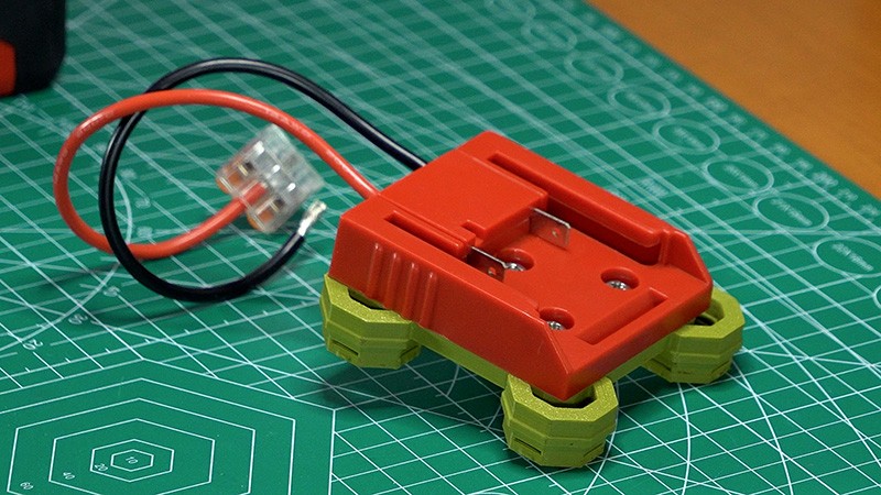 montierter Multiboard - Einhell-Adapter